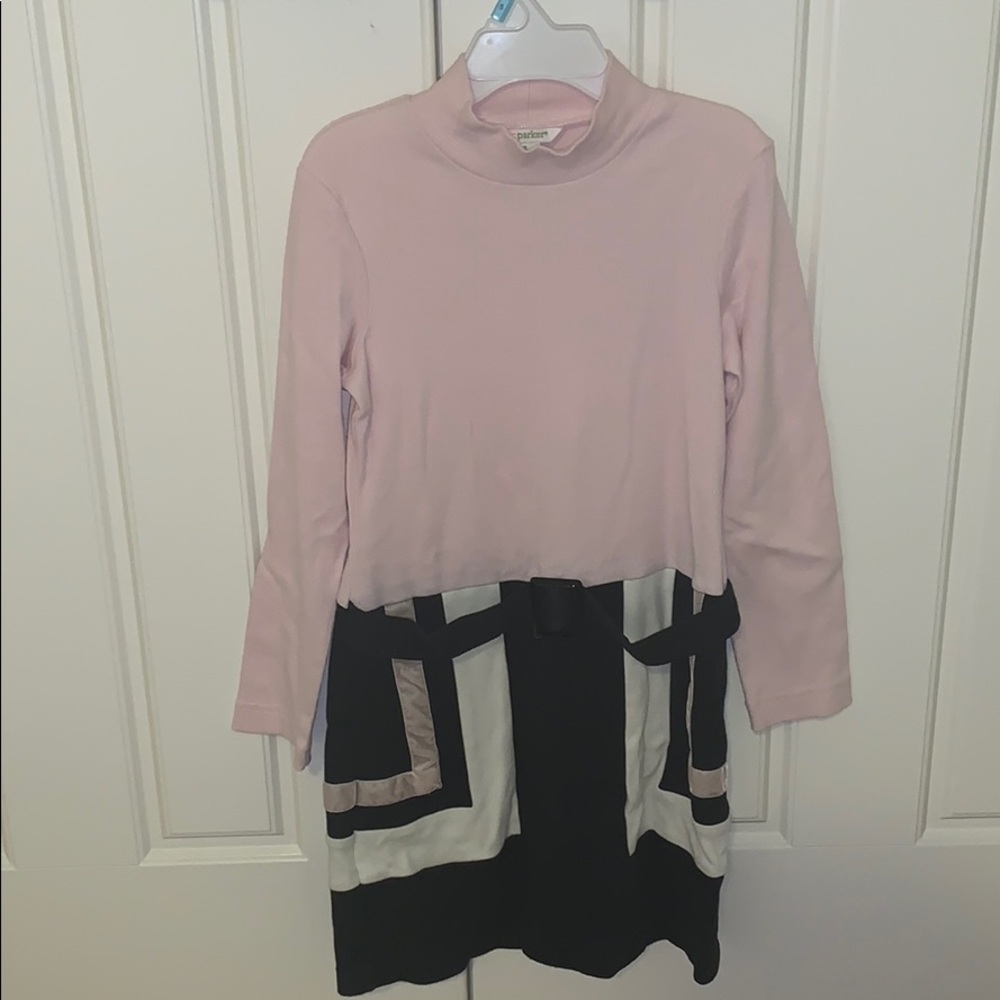 girls winter dress with belt size 8